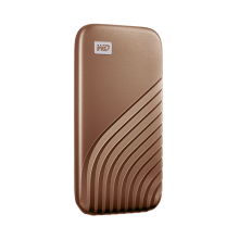 西部数据(WD)1TB Type-C移动硬盘（PSSD）My Passport随行SSD版 繁星金WDBAGF0010BGD-CESN 防摔 加密 自动备份 Nvme
