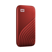 西部数据(WD)1TB Type-C移动硬盘（PSSD）My Passport随行SSD版 星火红WDBAGF0010BRD-CESN 防摔 加密 自动备份 Nvme
