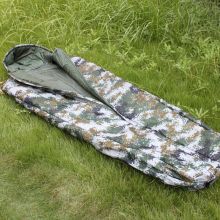 迪恪赛威 单兵棉睡袋 野营露宿迷彩保暖睡袋大衣式拉练睡袋 1.5公斤常规版