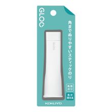 国誉（KOKUYO）GLOO变色固体胶棒直角胶S号10g挂装（1个装）蓝色胶体 TA-G311-1P