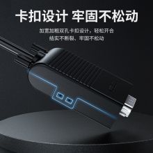 绿联 VGA免焊接头3排15针插头 工程级3+6+9公头DB15转接头适用台式电脑主机笔记本投影仪 黑色免焊头