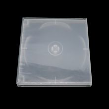 晨好（ch）10个特厚光盘盒 透明方形光盘袋 双面 cd dvd光碟收纳盒子 可插封面