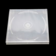 晨好（ch）10个特厚光盘盒 透明方形光盘袋 双面 cd dvd光碟收纳盒子 可插封面