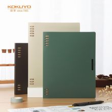 国誉(KOKUYO)一米新纯活页本A5/40页8孔办公笔记本活页纸可替换 深棕/附索引分隔页 1本装 WSG-RUSP12DS
