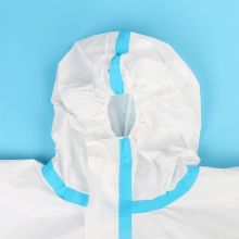 兰蒂斯盾 一次性防护服 无尘车间医院实验室工作服 连帽分体防护服 白色 XL码175CM