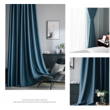 隔音窗帘遮光卧室隔马路噪音专业吸音 客厅隔热防晒全布