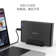 奥睿科(ORICO) 移动硬盘底座USB3.0 3.5英寸硬盘座台式机械硬盘盒 黑色7688U3