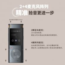 科大讯飞(iFLYTEK)AI智能录音笔SR302 录音笔转文字 360°拾音 32G+云存储 星空灰