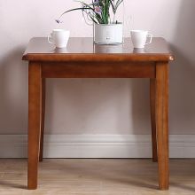 实木小茶几约方桌客厅边几正方形小户型阳台角落桌子 70长*70宽*70高