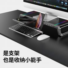 酷睿冰尊（ICE COOREL）T1桌面多功能电脑显示器增高架 USB2.0 黑色