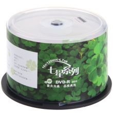 紫光（UNIS）DVD-R 16速 4.7G 七星四叶草 50片桶装 刻录盘