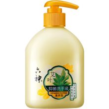 六神洗手液 艾叶植物抑菌易冲洗 滋润型 500ml（新老包装随机发放）
