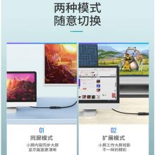 胜为（shengwei）DP转HDMI转换器线 支持电脑Surface接显示器投影仪1080P DP扩展坞黑 MN-8080