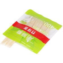美丽雅 袋装牙签400支装 双头使用清洁牙缝剔牙棒 家用水果签