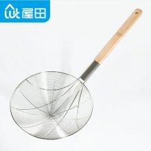 屋田 大号不锈钢网筛木柄线篱 加粗线直径32cm WT-310