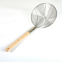 屋田 大号不锈钢网筛木柄线篱 加粗线直径32cm WT-310