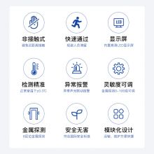 歌派（GEPAD） CW-1000A 测温门 无接触快速通过式红外测温仪