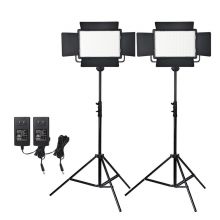 神牛（Godox） LED500C 可调色温 两灯 LED常亮补光灯摄影灯柔光灯（两灯套装）