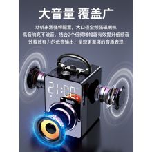 蓝牙音箱大音量低音炮 科技黑升级版+无线双话筒+32gU盘