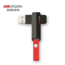 海康威视(HIKVISION)128GB USB3.0金属U盘X304刀锋黑色360度旋转