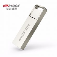 海康威视(HIKVISION)4GB USB2.0金属U盘X301刀锋银色