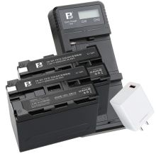 沣标（FB）FB-NP-F970-D 直播补光灯专用电池（两电快充套）