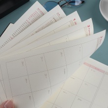 优必利 2022效率手册A5年历本 日程本 记事本 笔记本子365日工作本 蓝色