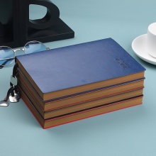 优必利 2022效率手册A5年历本 日程本 记事本 笔记本子365日工作本 蓝色