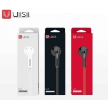 云仕U2 超重低音 运动入耳式手机电脑通用hifi耳机 耳塞式手机线控、