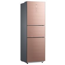 美的(Midea) 239升三门冰箱 风冷无霜 一级能效变频 玫瑰金 BCD-239WTGPM