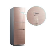 美的(Midea) 239升三门冰箱 风冷无霜 一级能效变频 玫瑰金 BCD-239WTGPM
