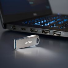 闪迪(SanDisk)256GB USB3.1金属U盘CZ74酷奂系列 银色SDCZ74-256G-Z35