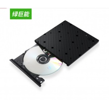 绿巨能（llano） LJN-KLJ006 移动光驱 USB3.0 DVD刻录机 DVD光驱  8倍速 触控开关 黑色