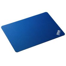 山业(SNAWA)SUPPLY中号薄款细面鼠标垫 不锁边布垫 橡胶防滑 MPD-C4蓝色