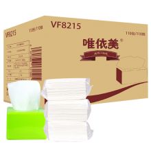 唯依美 小方抽纸110包110抽10*9三层 面巾纸餐巾纸卫生纸巾 VF8215