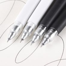 金万年(Genvana) 低重心极细笔0.38mm按压半针管中性笔 12支/盒 G-1323