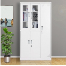 煜卓更衣柜员工柜铁皮柜挂员工衣柜储物柜钢制存包柜 五门更衣柜 0.8mm豪华型