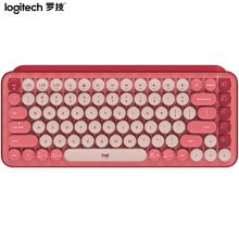 罗技（Logitech）POP泡泡无线蓝牙机械键盘TTC轴 电幻粉POP KEYS
