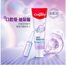 高露洁（Colgate）360°玻尿酸高纯度小分子精粹养龈深洁牙膏 180g 冬青薄荷