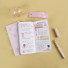 kinbor 88张周计划便携式记事本 浅樱DTB40220