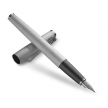 凌美（LAMY）Studio演艺系列墨水钢笔 磨砂银 EF笔尖单只装