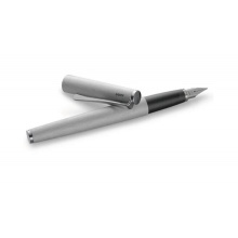 凌美（LAMY）Studio演艺系列墨水钢笔 磨砂银 EF笔尖单只装