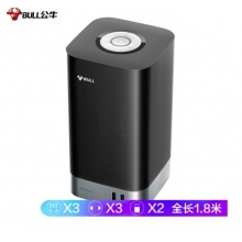 公牛（BULL)智立方立式六位USB插座全长1.8米 GN-F133U