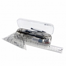 晨光(M&G)ACS90807 考试绘图套装（圆规+橡皮+自动铅笔+铅芯+套尺四件套）8件套