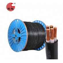 国超电缆 YJV-0.6/1KV-5*10铜芯国标架空户外防老化5芯电力电缆