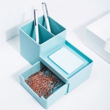 得力 8907 收纳盒(浅蓝)