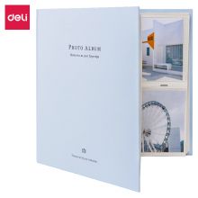 得力 65354 纸芯6寸相册(蓝色)