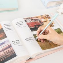 得力 65354 纸芯6寸相册(蓝色)