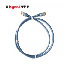 罗格朗 cat6千兆网线 六类屏蔽3米跳线 632762 含安装