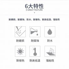 兄弟 标签纸 强粘黄底黑字 24mm
